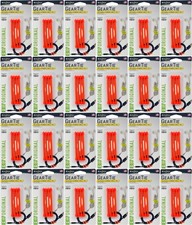 Nite Ize 4-Pack Gear Tie Reusable Rubber Twist Tie, 3" - Bright Orange 24-Pack 