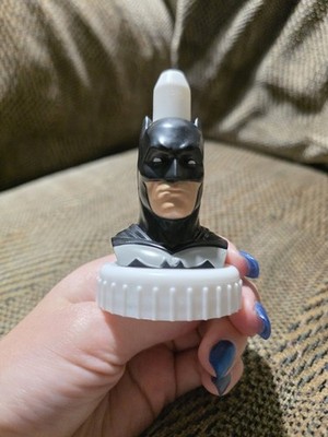 Good2grow Batman Plastic topper Bust on White Base - Black, Gray & White Figure