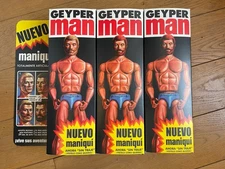 Action Joe : Boîte Geyper Man - Lot de Trois - Vides