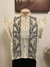 Filipiniana Beige 3XL Bolero Or Women Barong
