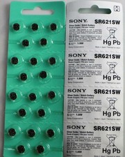 20 SONY 364 LR621 SR621 SR621SW Button Cell Battery