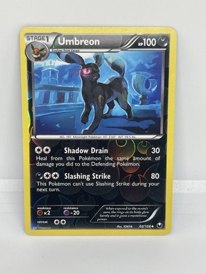 Pokémon Karte Umbreon Reverse Holo | 60/108 Dunkle Entdecker NM