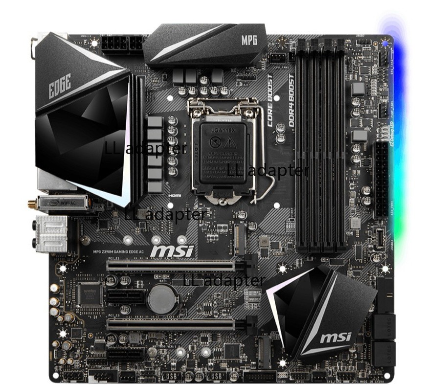 FOR MSI MPG Z390M GAMING EDGE AC LGA1151 128GB Micro-ATX Motherboard