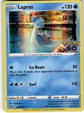 Lapras Holo Rare Pokemon GO 023/078 LP