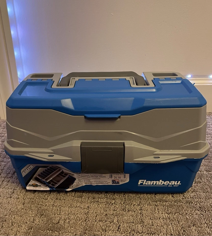Flambeau Tackle Box. 2 Tray. Perfect Condition. Perfect For Beginners - Image 3 of 4