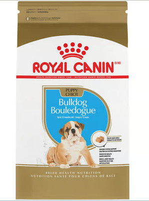 Royal Canin Breed Health Nutrition Bulldog Puppy Dry Dog Food 6lb Bag. Free Ship