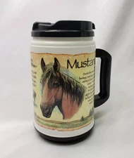 Vintage Whirley American Mustang Horse Insulated Mug Cup American Expedition