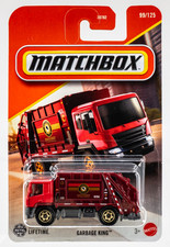 2025 Matchbox 99 Garbage King  RED  BURGUNDY  MATCHBOX CITY  FSC