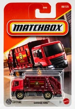 2025 Matchbox #99 Garbage King™ RED | BURGUNDY | MATCHBOX CITY | FSC