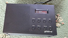 Groov-E GVDR03BK Portable DAB/FB Digital Radio with 20 Preset Stations - Used