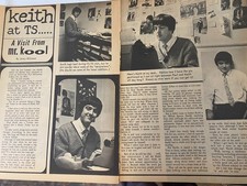 Keith Allison, Paul Revere and the Raiders, Two Page Vintage Clipping