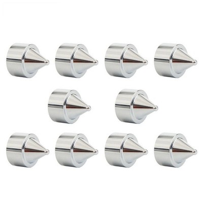 10pcs Motorrad Schrauben Abdeckungen Bolzen Bolt Cover 9mm-12mm Chrom Für Harley