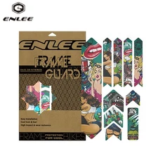 ENLEE lightweight Bicycle Protector Stickers Bike Frame Guard Protection Decal