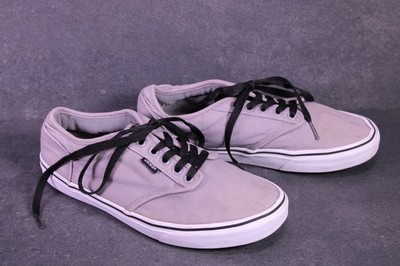 Vans Sneaker Atwood low Unisex Skaterschuhe Gr. 41 Canvas grau weiß BC1872