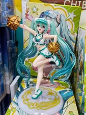 18cm Cheerleader Hatsune Miku Action Figures Anime Kawaii Girl Figurine With Box