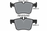 Textar 2535301 Bremsbelagsatz, Scheibenbremse FüR MERCEDES-BENZ