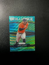 2020 Panini Prizm - Brilliance Jose Altuve #B-7 Teal Wave Prizm