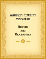 Warren County, Missouri History And Biographies Unknown Taschenbuch Englisch