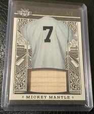 2025 Leaf Lumber Mickey Mantle Game Used Bat Relic /3 🍀