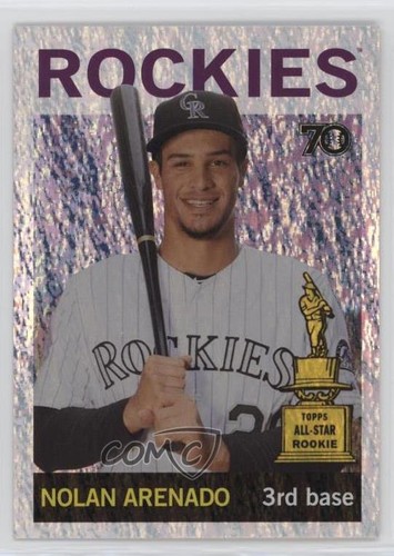 2021 Topps All-Star Rookie Cup Base Image Holofractor 42/99 Nolan Arenado nd3 - Afbeelding 1 van 3