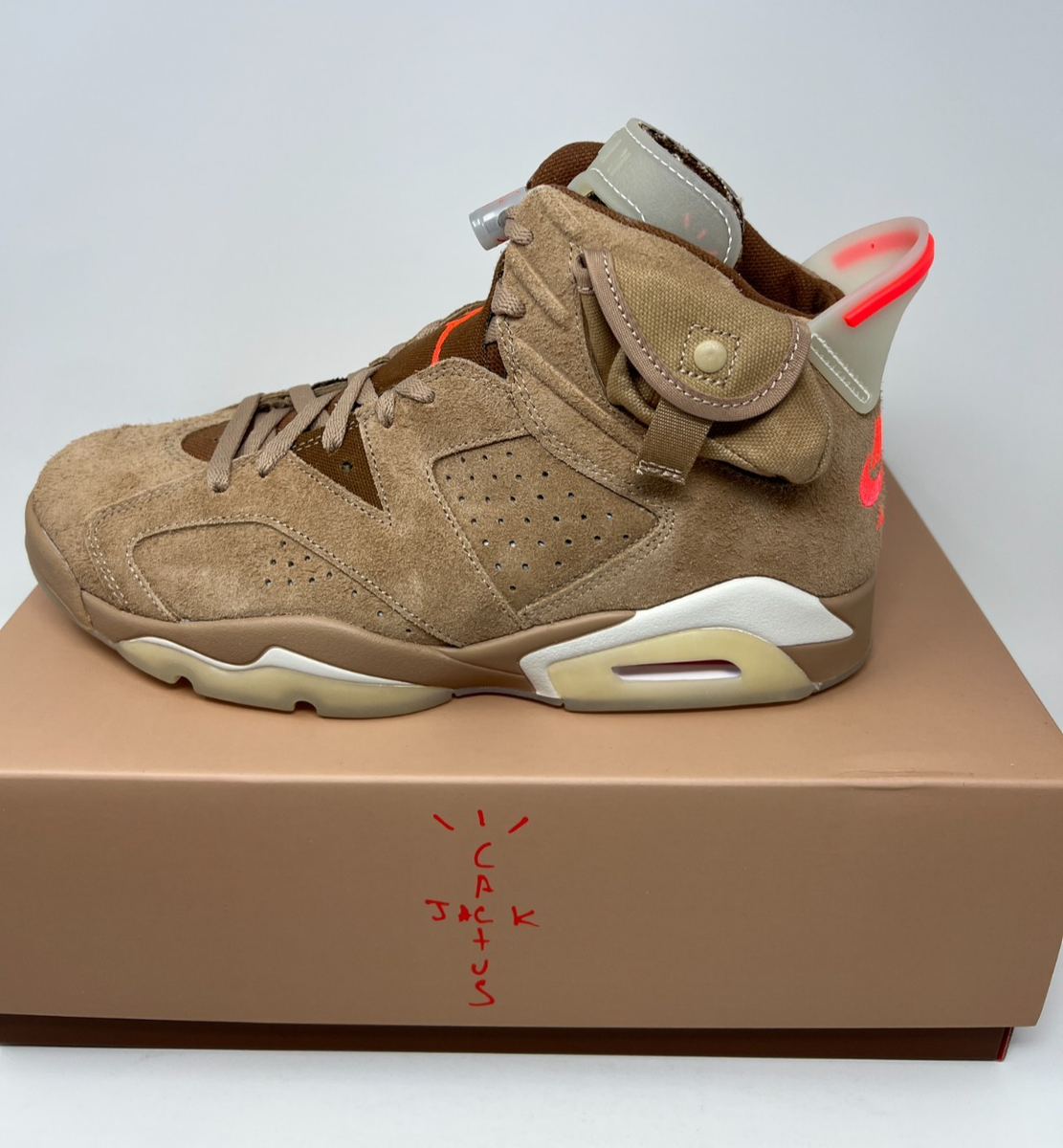 Size 10 - Jordan 6 Retro x Travis Scott Mid British Khaki for sale