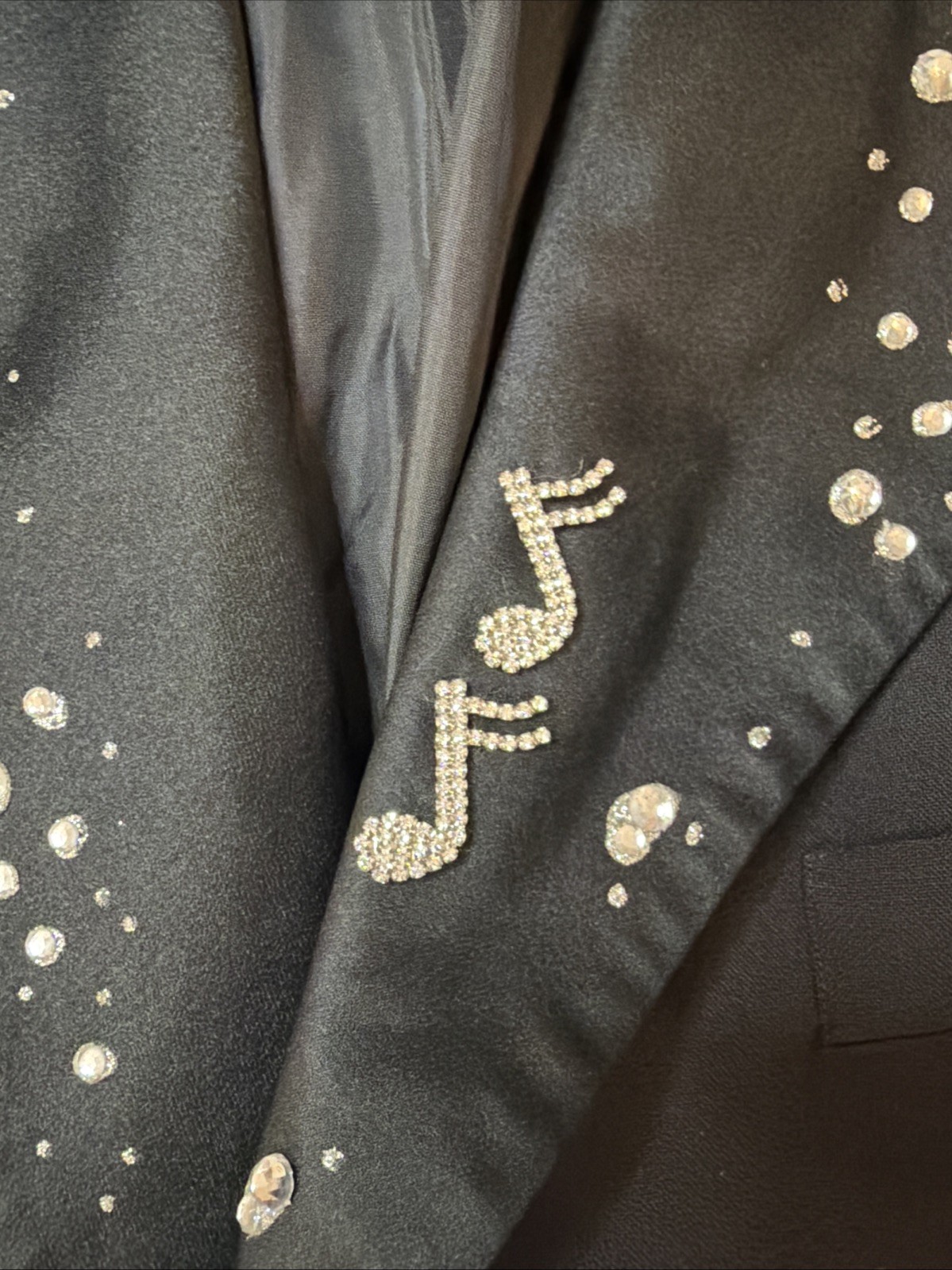 Vintage After Six Men's Black Tuxedo Art Hand painted Phantom Of The Opera 🎭 image 10
