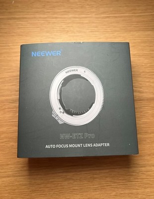 Neewer NW-ETZ Pro Auto Focus Mount Lens Adapter - Sony E mount to Nikon Z mount