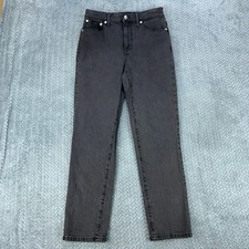 Madewell The Perfect Vintage Jeans Black Wash Women's Size 26 Straight Stretch