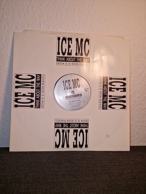 Ice MC - Think About The Way boom di di boom remixes - maxi single vinyl 12'' 94