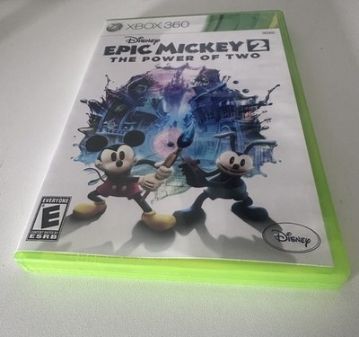 Disney Epic Mickey 2: The Power of Two (Xbox 360, 2012) Complete Tested Working 