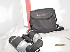 BARSKA 7X35 BINOCULARS , WITH LENS COVERS AND SOFT CASE - WORK FINE, LITTLE USED