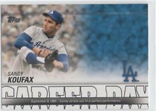 Sandy Koufax 2012 Topps Series 2 CAREER DAY #CD-5 Insert 67