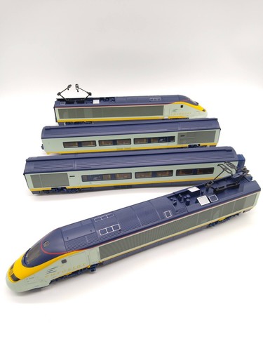 Hornby Eurostar Class 373 Power Car & Dummy & 2 Coaches -(Unused) Mint Condition - Picture 1 of 9