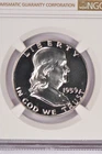 1959 Struck Thru Franklin Half Dollar Proof NGC PF 67 PR Mint Error Silver Coin