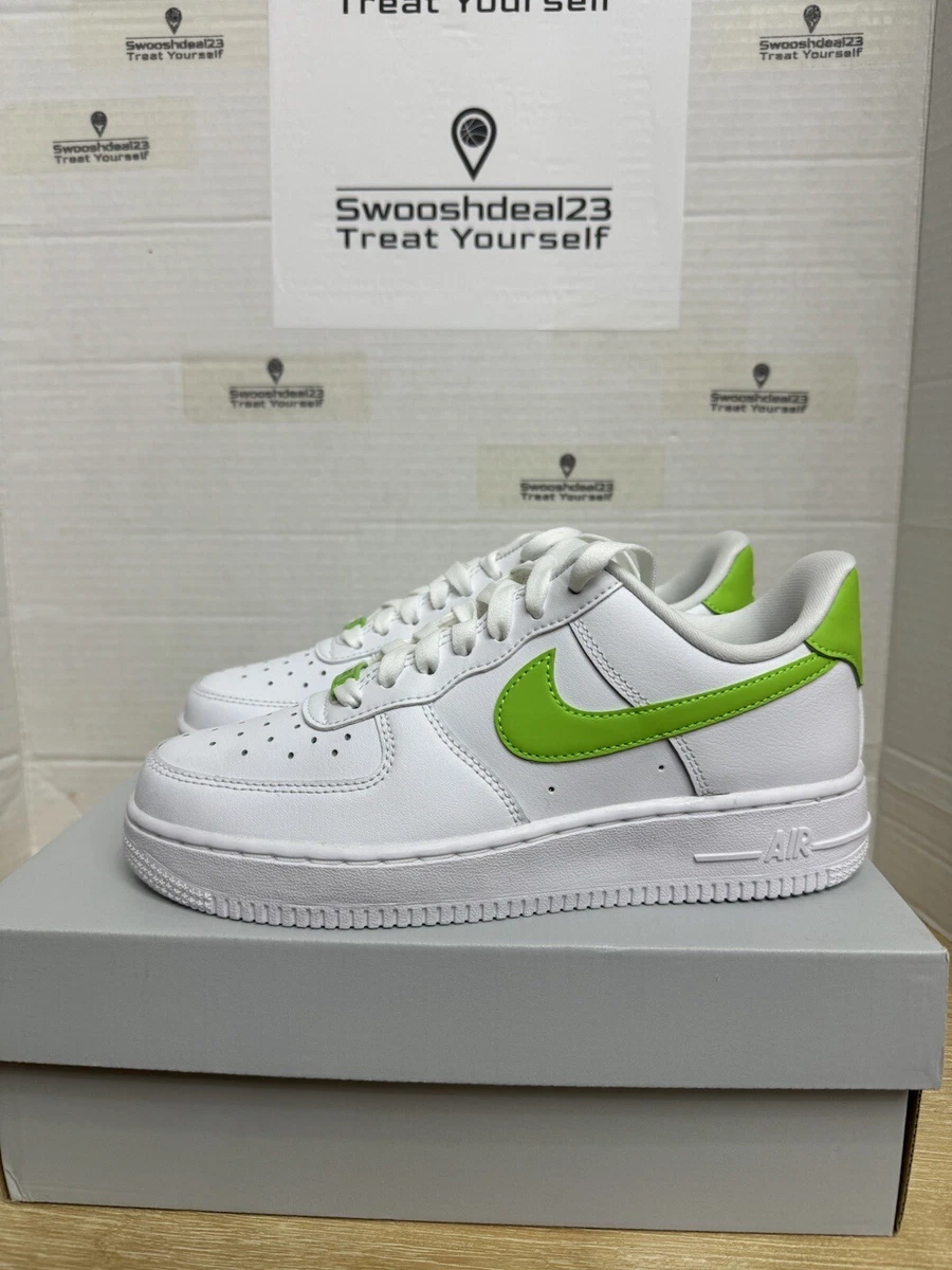 Preços baixos em Nike Air Force 1 '07 White Action Green W | eBay