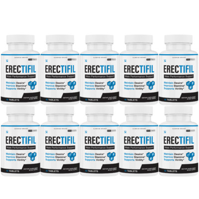 Erectifil  - Male Virility with Maximum Strength - 10 Pack