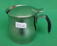 LATTIERA CON MARCHIO ILSA IN ACCIAIO INOX 18/10 - 400 ML FONDO INDUZIONE. N° 58M