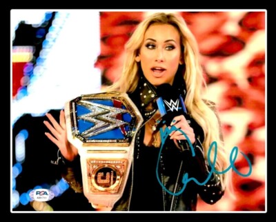 WWE CARMELLA HAND SIGNED AUTOGRAPHED 8X10 PHOTO WITH PROOF AND PSA DNA