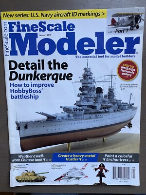 FineScale Modeler magazine January 2019 Detail The Dunkerque