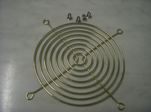 Grill Gitter Schutz fr Gehäuse Kühler Kühlung Lüfter 80mm SILBER Gaming Cooling