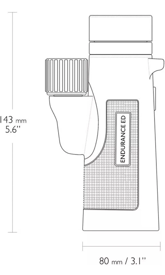 Hawke Sport Optics Endurance ED 8x42mm Monocular, Green, 36320 - Image 3 of 3