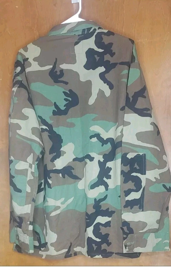 Chaqueta Militar Para Hombre Marina de los Estados Unidos Verde Camuflaje X Grande Regular Foto 2 de 4