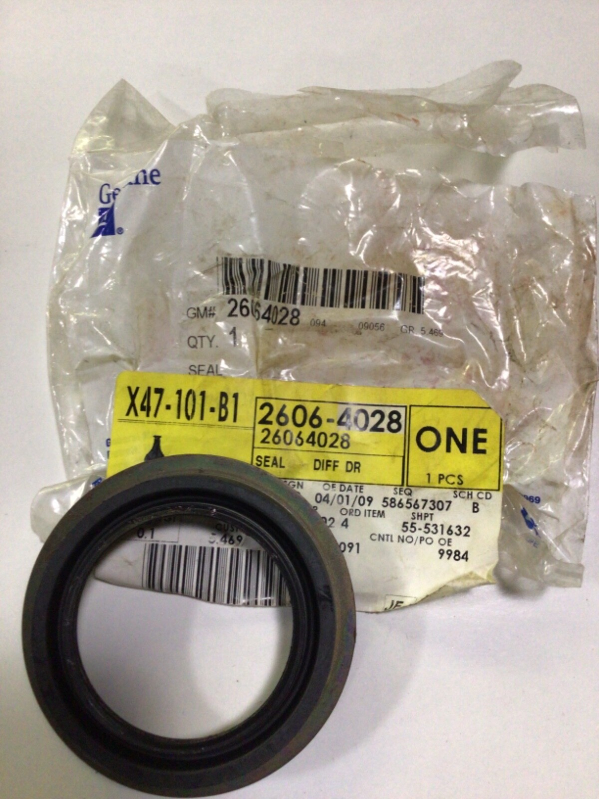 NOS GM 97 98 01 02 03 04 Chevy S10 Jimmy Differential Pinion Seal ...