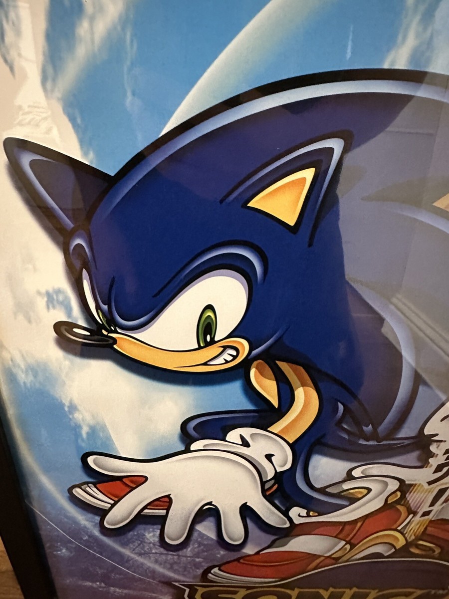 Sonic Adventure 2 Promotional B2 Poster Japan Sega Dreamcast