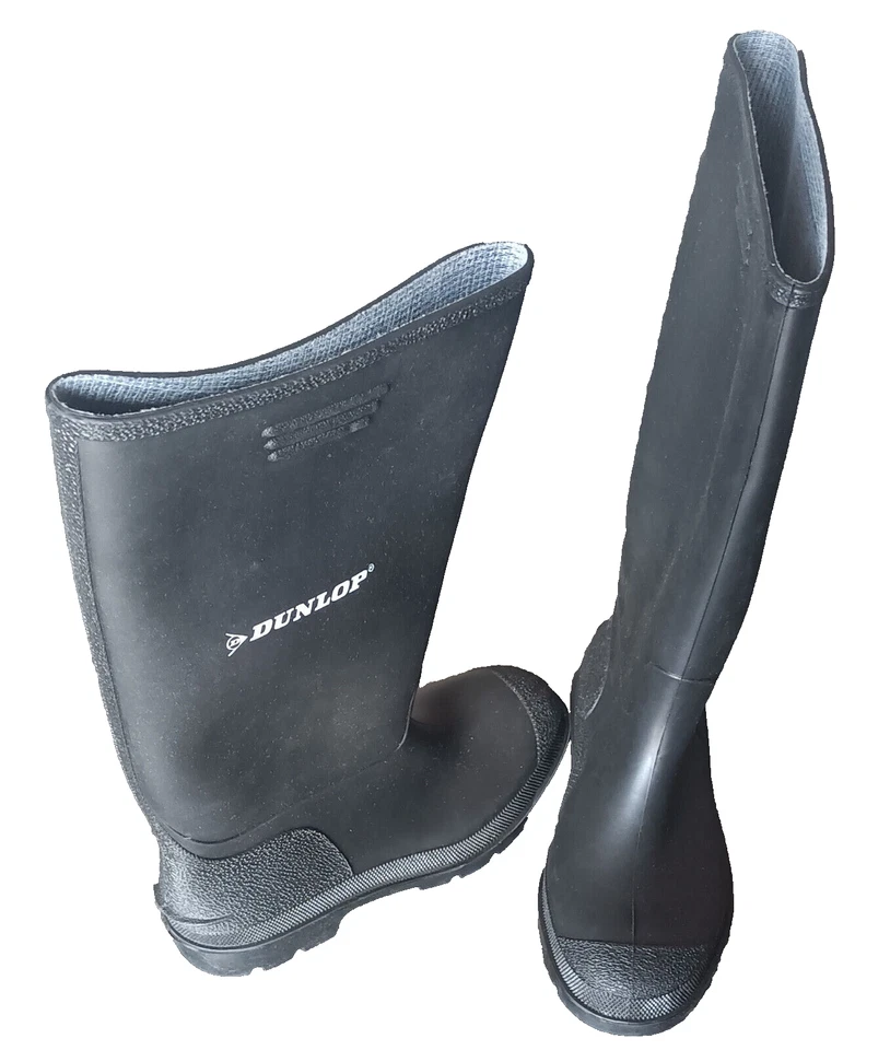Dunlop stivali gomma unisex impermeabili da pioggia lavoro caccia e pesca n 39 - Immagine 4 di 4