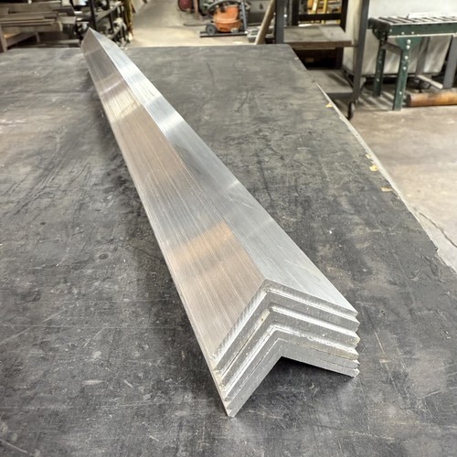 1.5" x 2" x 1/8" Aluminum Angle: Approximately 30-15/16"