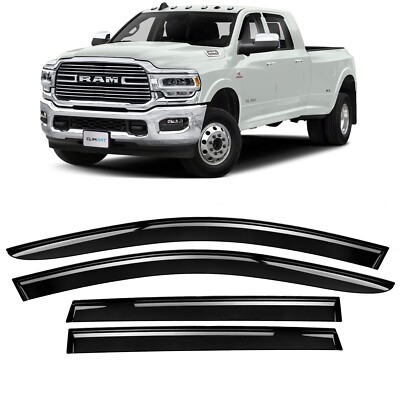 Aazon.co: In-Channel Rain Guards For Dodge RA 1500 2019-2024 Crew - Foto 7
