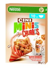 CINI MINIS CHURROS cereali colazione super croccanti sapore cannella 300 g 10,5 oz