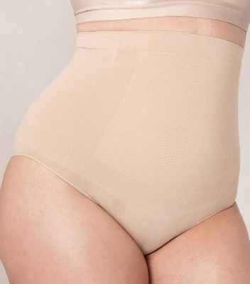 NEW NWT Stretchy Cream Sz XXXL 3X High Waisted Slimming Shaper Panty SHAPERMINT