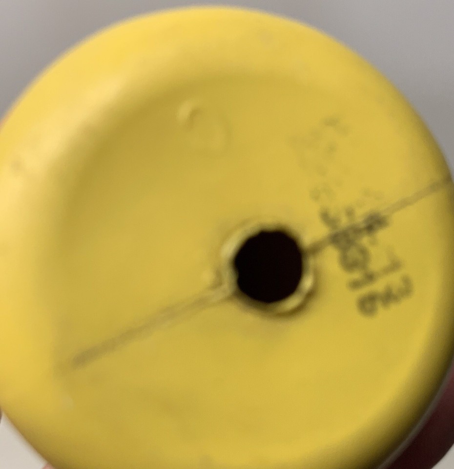 Vintage Official Yellow Wiffle Bat Made In USA Approximately 31” Long